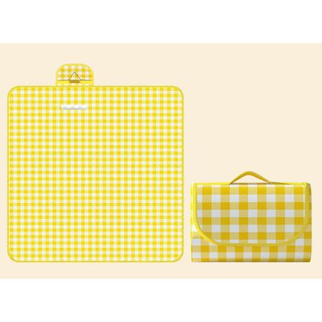 Wasserdichte und feuchtigkeitsbeständige Picknickdecke für den Außenbereich, dick und faltbar, für Reisen, Picknicks, Strand, Camping, Picknickdecke – 200 x 200 cm