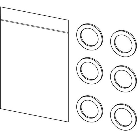 Uponor Combi Port Gen Dichtungsset 1" 21x30x1,8mm, 1116220