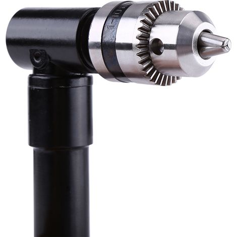 Adaptateur de perçage à angle droit, queue hexagonale 8 mm, renvoi d'angle 90°, rallonge pour outil de forage (1/5)