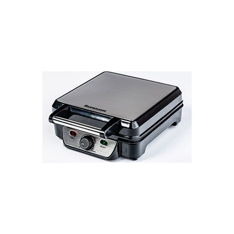 Vans GR-7030 Gaufrier noir 1100 W 4 gaufres (1/3)