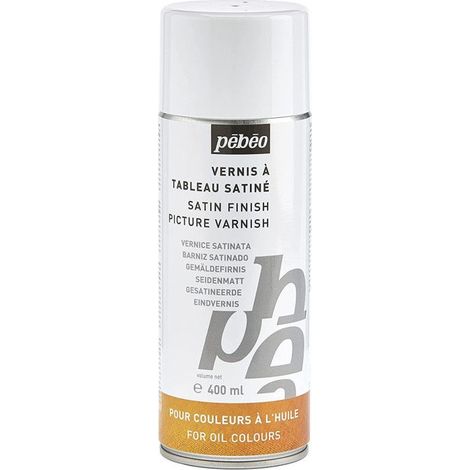 Vernis Aérosol - PEBEO - 400 ml - Satiné - Transparent