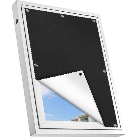 Verdunkelungsvorhang für Dachfenster Aufrollbarer Sonnenschutz mit Saugnapf 48 x 93 cm für Sicht und Hitzeschutz (1/5)