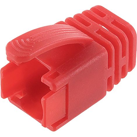 econ connect Protection anti-courbure pour fiche Cat.8 rouge KSC8RT Protection anti-pliure rouge 1 p (1/3)