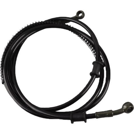 Manguera hidráulica flexible de 2 m, latiguillo de freno trenzado de acero inoxidable para GY6 150cc/moto de cross, repuesto de manguera de aceite