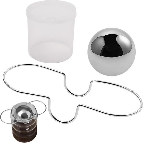 Espresso Cooler Ball, Reusable Steel Ice Sphere, Home Stand Coffee Bar Accessories, Beverage Ice Sphere for Kitchen Parties, Juice Cocktails Camping Birthday Drinking (1/5)
