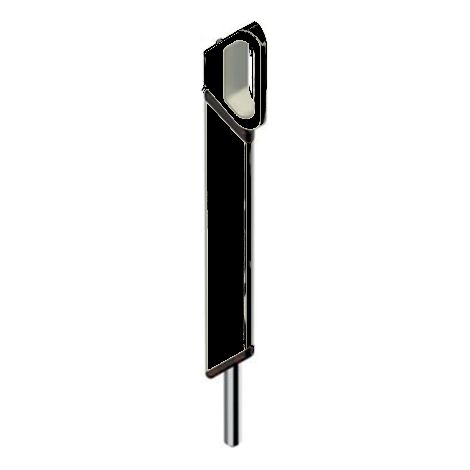 Perno de superficie 500 mm ALMA - Ral 9005 Negro - 240-500-9005