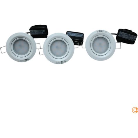 [NEUWERTIG] B-Ware Paulmann 3er Spot Nova Coin Deckenlampe Deckenleuchte Lampe Rund Schwenkbar Weiß