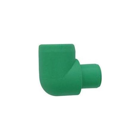 GOMITO LISCIO 90°  MF IN POLIPROPILENE Misura: Diam. 20