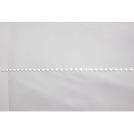 CATENA A PERLINE CROMATA 3,2 MM (2,5 M)- 1,0 pz