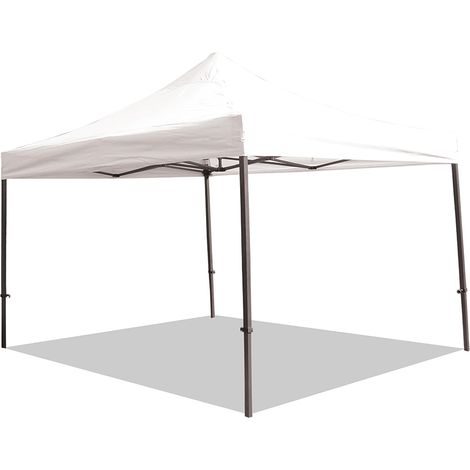 Barnum pliant professionnel 3 X 4,5 M, Tonnelle/Tente/Chapiteau pour jardin, marché, foire -  - Blanc