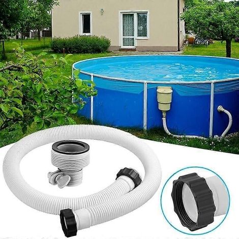 Tubo di ricambio per piscine fuori terra, pompa filtro, tubo di ricambio resistente ai raggi UV per piscine fuori terra, accessori per piscine (1/4)