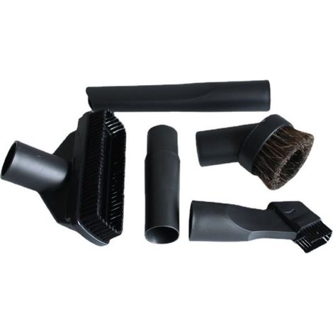 Ensemble d'accessoires pour aspirateur version japonaise (ensemble de cinq pièces) : embout, brosse plate, brosse ronde, aspirateur pour canapé, brosse combinée, petits accessoires. (1/4)