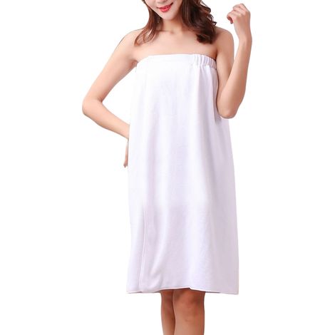 Serviette de sauna/douche pour femme avec fermetures à pression, séchage rapide (1/5)