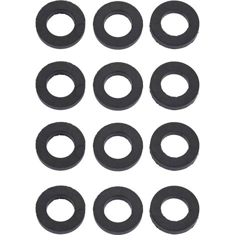 12 joints de rechange en caoutchouc pour robinet de douche, tuyau d'eau, étanchéité de 1/2 pouce (1/5)