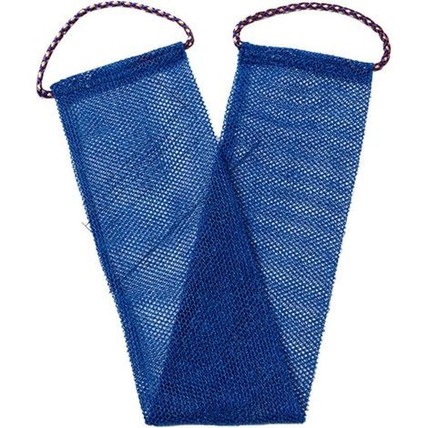 BUNTHAUS Serviette de bain avec corde à tirer pour homme et femme, pour frotter la boue, les démangeaisons dans le dos, conteneurs de rangement de salle de bain (1/5)