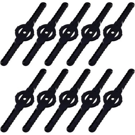 20pcs-lot Brush Cutter Blade Plastic Grass Trimmer Head Blades Electric Lawn Mower Garden Brushcutter Spare Parts