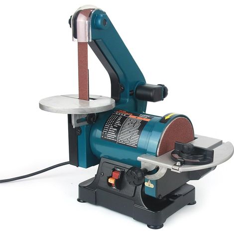 Machine à polir Les Bijoux 300W Ceinture Polissage meulage Ponceuse 125mm Disque de Sable Petit Bois Bureau Ponceuse meuleuse polisseuse 25.4 762mm Nettoyant pour polisseuse de Surface (1/5)