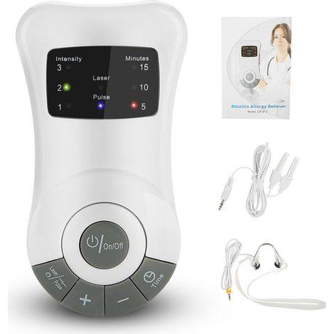 Thérapie laser nasale Pro pour rhinite, sinusite, rhume des foins et rhinites allergiques - appareil de traitement anti-allergies