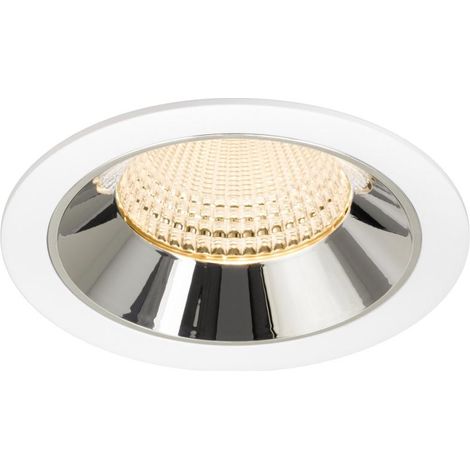 Spot encastré Numinos XL Blanc/Chrome 2700K - 55 deg - 1009935