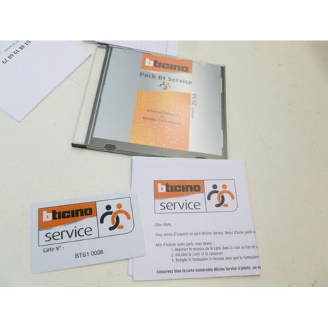 Pack service BT niveau 1 janvier 2010 BTICINO 77761