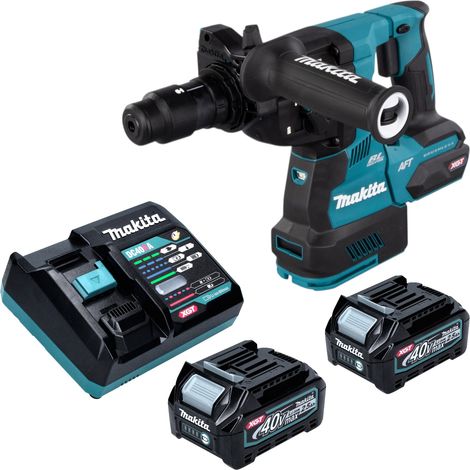 Martello perforatore a batteria Makita HR 002 GD201 40 V max. 2,9 J SDS plus Brushless + 2 batterie da 2,5 Ah + caricabatterie (1/5)