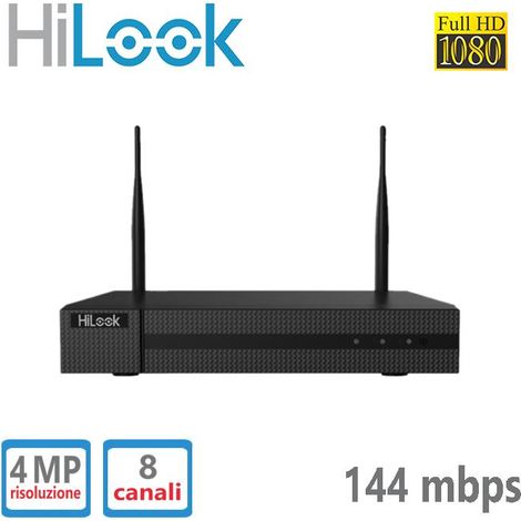 NVR IP WI-FI 8CH 144MBPS HILOOK