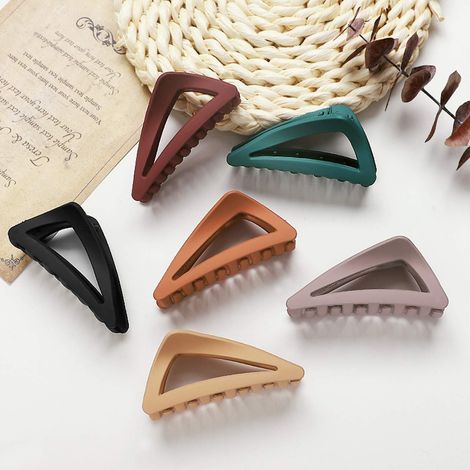 Pinces à cheveux antidérapantes, finition mate française, pour cheveux fins, à maintien fort, idéales pour les cheveux longs, bouclés, raides ou fins. (1/3)