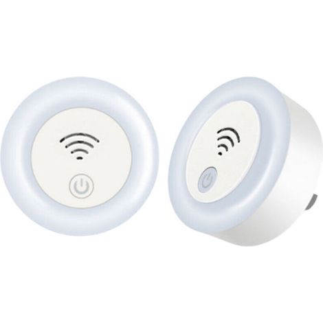 Repelente de insectos ultrasónico con luz LED, seguro y eficaz para repeler insectos, diseo compacto y liviano, perfecto para uso en el hogar y el jardín. (1/5)