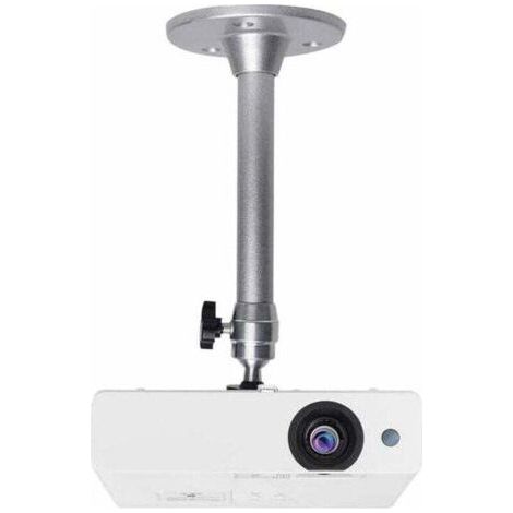 Projector Ceiling Mount, 6.6 Pound Load Capacity, 360° Rotation, 90° Tilt Angle, Ceiling and Wall Mount for Mini Projector - Made of Aluminum, (1/4)