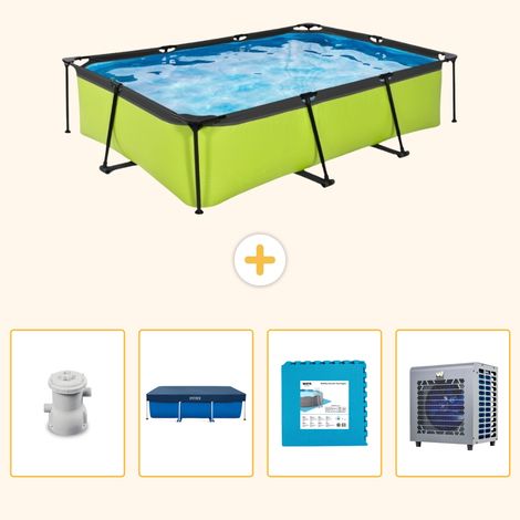 Exit-toys Piscine Exit Rectangulaire - 300x200x65 cm - 5-pièces S290 (1/5)