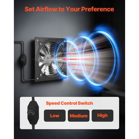 Ventilateur Extraction Mural 30 5 cm Ventilateur Extracteur 2647 (1/5)