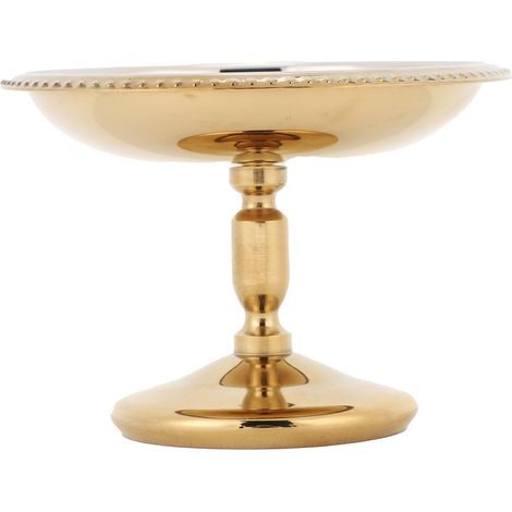 Bol dessert Footed Dessert Cup 304 Stainless Steel Ice Cream Cup Gold Dot Edge Elegant 138g 7.5x10x6cm (1/5)