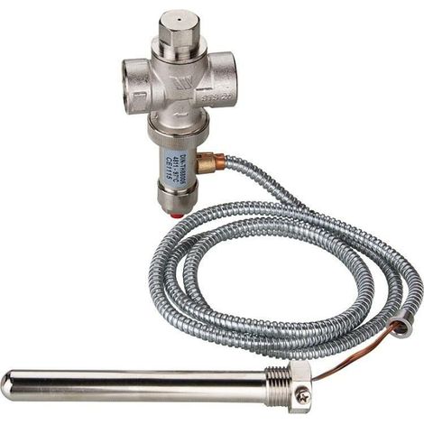 Fröling Therm. Ablaufsicherung 3/4 für FKE Tauchrohr 142mm - 1/2&quot STS20 69125&quot