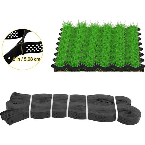Grille de Terre, Matériau HDPE, Dimensions 9x17 Pieds, Épaisseur 2 Pouces, Capacité de Charge pour Véhicules Lourds, Design Pliable (1/5)