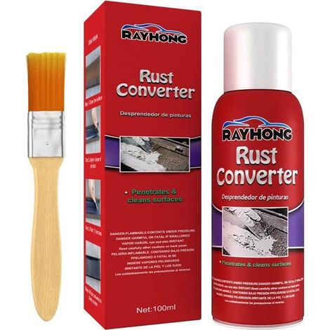 Spray de dérouillage de châssis de voiture avec brosse, dissolvant de rouille de nettoyage d'entretien pour la, 100ml (1/5)