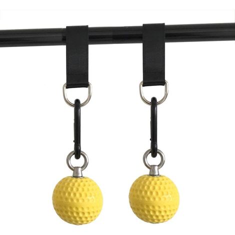 Ballon de montée poignées de Maintien - balles résistantes et antidérapantes pour l'entraîneur de la résistance pour Le Bloc Les tractions Les Kettlebells Le Fitness et l'entraînement (1/5)