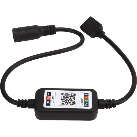 2 Mini Contrôleurs Bluetooth RGB LED avec Sync Musique USB 5V DC 5‑24V pour Ruban LED 5050 4 Pins (1/5)