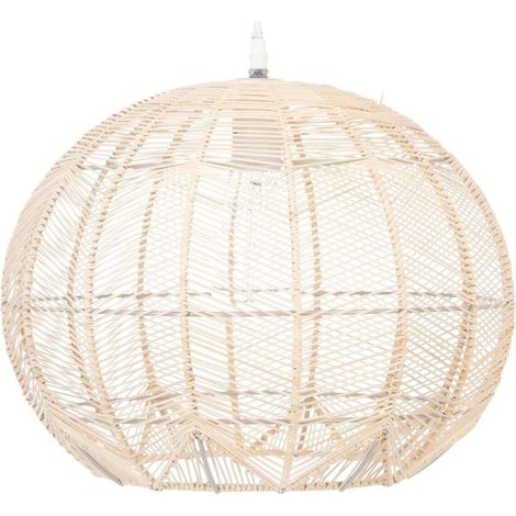 Hängeleuchte über Esstisch KITA, Rattan, Ø 38 cm (1/6)