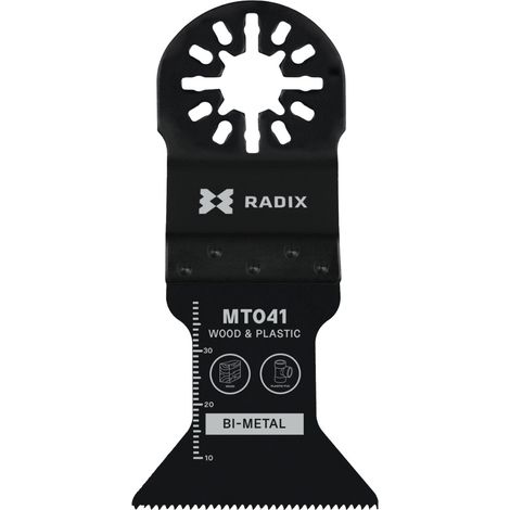 Lame multitool - Radix - HCS - 40 x 44 mm - 18 dents (1,4 mm) fraisées (1/3)
