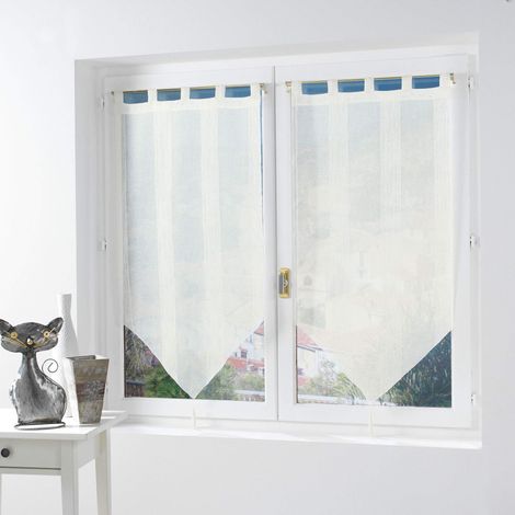 Douceur d'Intérieur Salina Tendaggio Fiocco Con Passanti, Neutro, 2 x 60 x 160 CM (1/2)