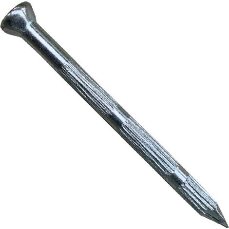 Pointe Béton en Vrac Tête Conique (Tc) Striée Galvanisée - 3.5x60 mm - 1 kg - D-Work (1/3)