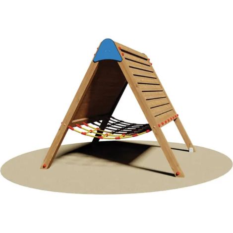 Cheyenne Hut 896 aire de jeux bois pin nordique EN 1176 5-8 ans 202x198x175h - 1 Kg