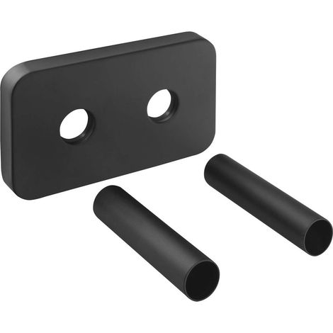 Bruckner Wicher - Rosette für Mittelanschluss 50 mm, schwarz matt 600.315.6 (1/2)