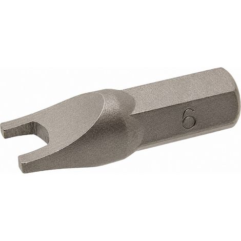 Embout de vissage -Snake Eyes- pour vis inviolable - Acier 6x25 (1/2)