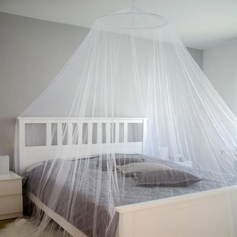 Moustiquaire, répulsif anti-moustiques, protection contre les insectes, circonférence de 12 m, norme OMS 180 mailles/6,45 cm² (1/5)