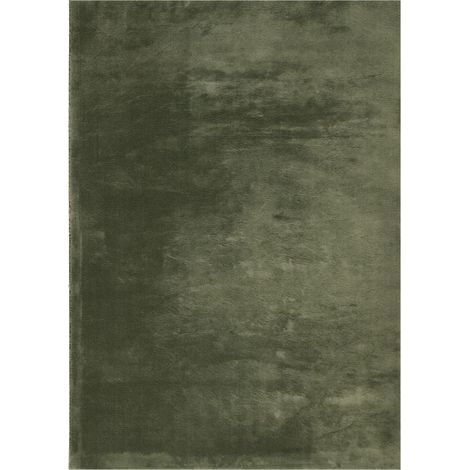 Maison Exclusive - Tappeto Pelo Corto HUARTE Morbido Lavabile Verde Bosco (1/5)