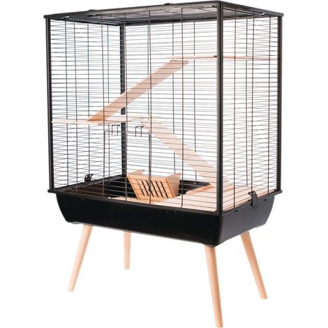 Zolux Neo Cozy H80 Käfig Schwarz für Nager (1/4)