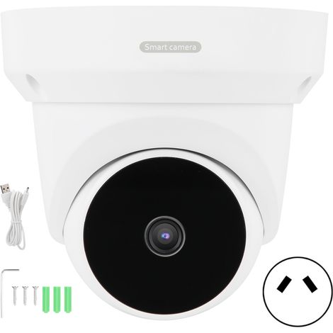 Caméra Dôme PTZ WiFi 1080P Détection Mouvement Audio Bidirectionnel Infrarouge Vision Nocturne Sécurité Domicile Prise AU 100-240V (1/5)