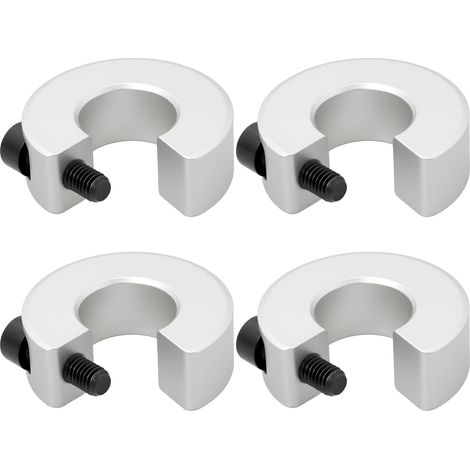 Lot de 4 Colliers d'arrêt de Rail Linéaire SBR16 Bloc de Positionnement en Alliage d'aluminium pour Produits de Transmission Modules Linéaires (1/5)