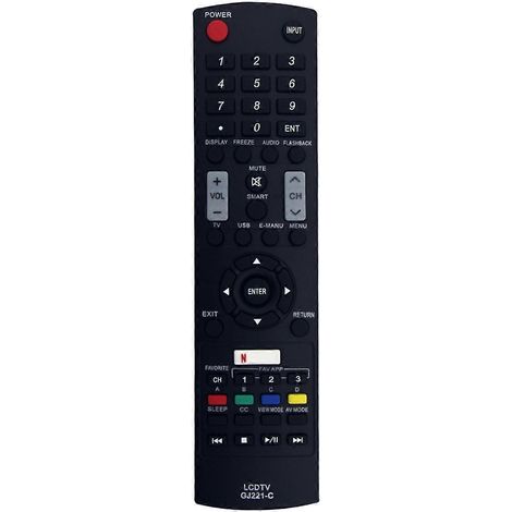 Ersatzfernbedienung GJ221-C für die Fernsehgeräte LC32LE653U und LC40LE653U (schwarz) (1/5)